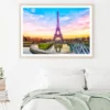 Eiffel Tower At Sunset in Paris Home Decor Premium Quality Poster Print Choose Your Sizes - Image 2