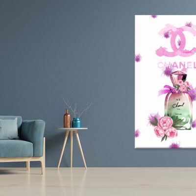 Perfume With Purple Spots Print 100% Australian Made