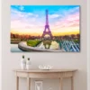 Eiffel Tower At Sunset in Paris Wall Art Decor 100% Australian Made - Image 2