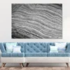 Dark Grey Marble Abstract Design Print 100% Australian Made - Image 2
