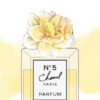 Yellow splash and Perfume Home Decor Premium Quality Poster Print Choose Your Sizes - Image 3