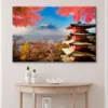 Mt. Fuji With Fall Colors in Japan Wall Art Decor 100% Australian Made - Image 2