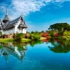 Sanphet Prasat Palace, Ancient City, Bangkok, Thailand Acrylic Glass Print Tempered Glass Wall Art 100% Made in Australia Ready to Hang - Image 5