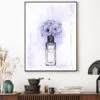 Light purple flowers & Perfume Print 100% Australian Made - Image 2