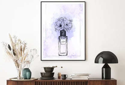 Light purple flowers & Perfume Print 100% Australian Made - Image 2