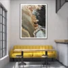 Brown Grey Black Alcohol Abstract Design Home Decor Premium Quality Poster Print Choose Your Sizes - Image 2