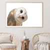 White and Brown Barn Owl Resting Home Decor Premium Quality Poster Print Choose Your Sizes - Image 2