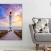 Road Leading To Lighthouse sunset Print 100% Australian Made