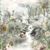 Bird & Water Stream Painting Home Decor Premium Quality Poster Print Choose Your Sizes - Image 2
