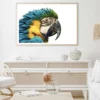 Parrot Closeup Side View Photograph Home Decor Premium Quality Poster Print Choose Your Sizes