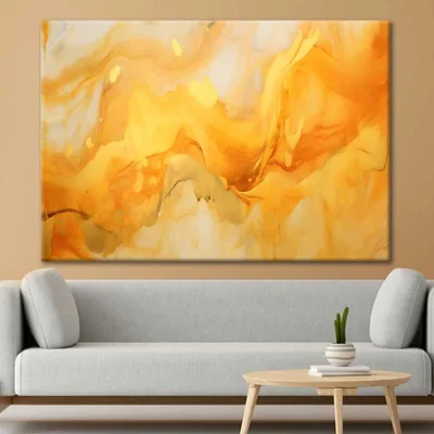 Golden Swirls Background Print 100% Australian Made