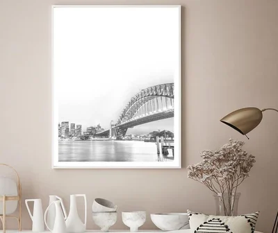 Sydney Harbor Bridge Home Decor Premium Quality Poster Print Choose Your Sizes