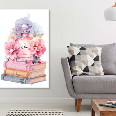 Elegant Pink Perfume with Book set Print 100% Australian Made