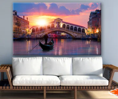 Rialto Bridge in Venice, Italy Print 100% Australian Made