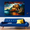 Illustration Of Mediterranean City Print 100% Australian Made - Image 2