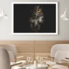Eurasian Eagle - Owl with Black Home Decor Premium Quality Poster Print Choose Your Sizes - Image 2
