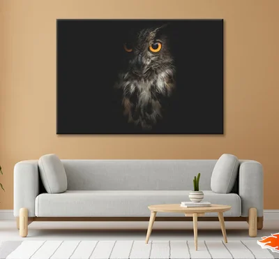 Eurasian Eagle - Owl with Black Print 100% Australian Made