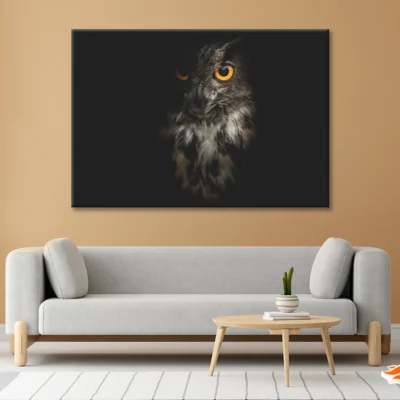 Eurasian Eagle - Owl with Black Print 100% Australian Made