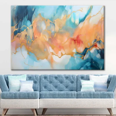 Alcohol Ink Method For A Natural Luxury Abstract Painting Print 100% Australian Made