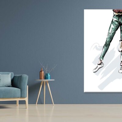 Stylish Sneakers with Luxury Handbag Print 100% Australian Made
