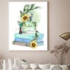 Sunflower Green Colored Perfume Design Home Decor Premium Quality Poster Print Choose Your Sizes - Image 2