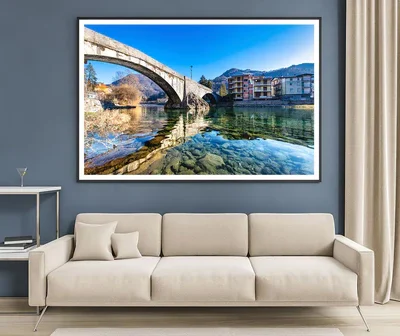 Brembo River In Brembana Valley Home Decor Premium Quality Poster Print Choose Your Sizes