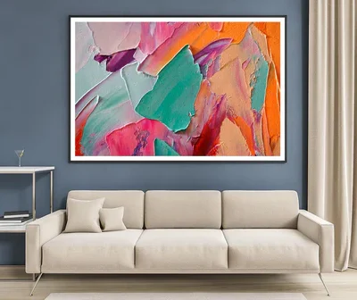 Multicolored Abstract Art Home Decor Premium Quality Poster Print Choose Your Sizes