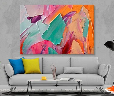 Multicolored Abstract Art Wall Art Decor 100% Australian Made