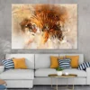 Tiger & Cub Watercolor Painting Print 100% Australian Made