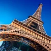 Eiffel Tower & Blue Sky Acrylic Glass Print Tempered Glass Wall Art 100% Made in Australia Ready to Hang - Image 5