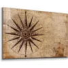 Vintage Compass Vector Print Tempered Glass Wall Art 100% Made in Australia Ready to Hang - Image 4