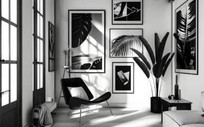 Monochrome Wall Art: How Black-and-White Pieces Create Bold Statements in Home Decor