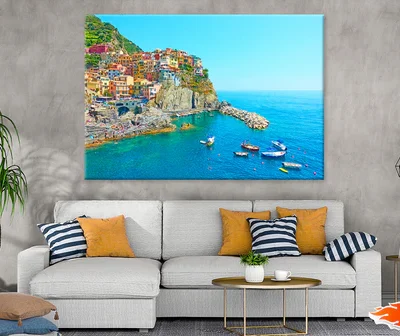 Cinque Terre La Spezia Italy Print 100% Australian Made