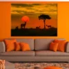 Deer in Kruger Park Sunset View Photograph Print 100% Australian Made - Image 2