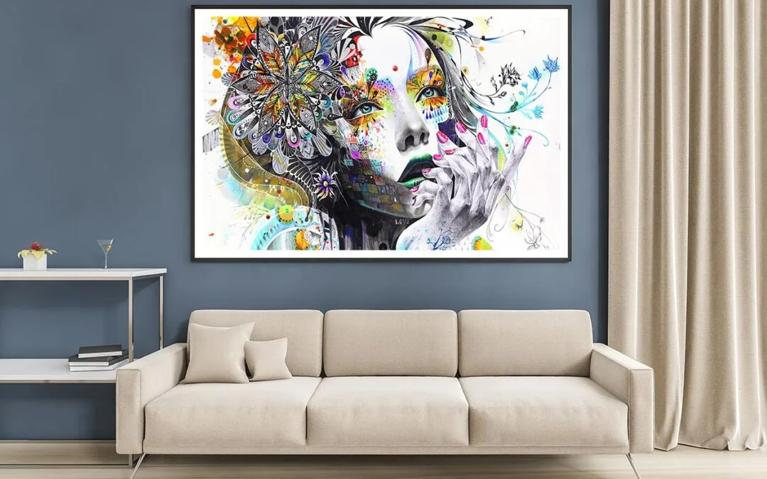 Fashion Girl Digital Art Home Decor Premium Quality Poster Print Choose Your Sizes