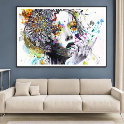 Fashion Girl Digital Art Home Decor Premium Quality Poster Print Choose Your Sizes