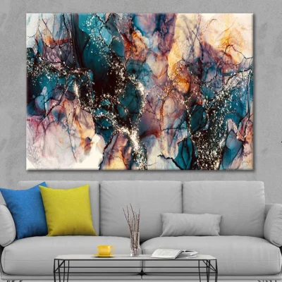 Colored Universe Abstract Background Print 100% Australian Made