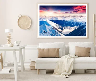 Fantastic Evening Winter Landscape Home Decor Premium Quality Poster Print Choose Your Sizes