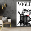 Vogue Female Watercolor Painting Print 100% Australian Made