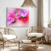 Bella Home Red Paint Color Splash Abstract Print Canvas Ready to hang - Image 2