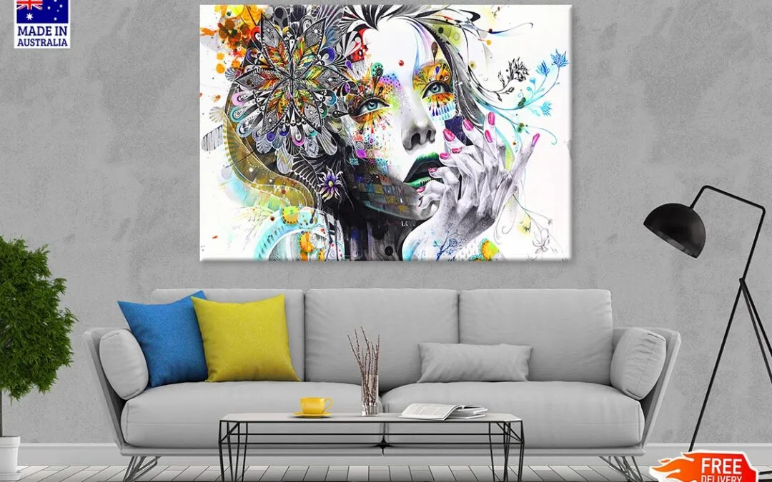 Fashion Girl Digital Art Print 100% Australian Made