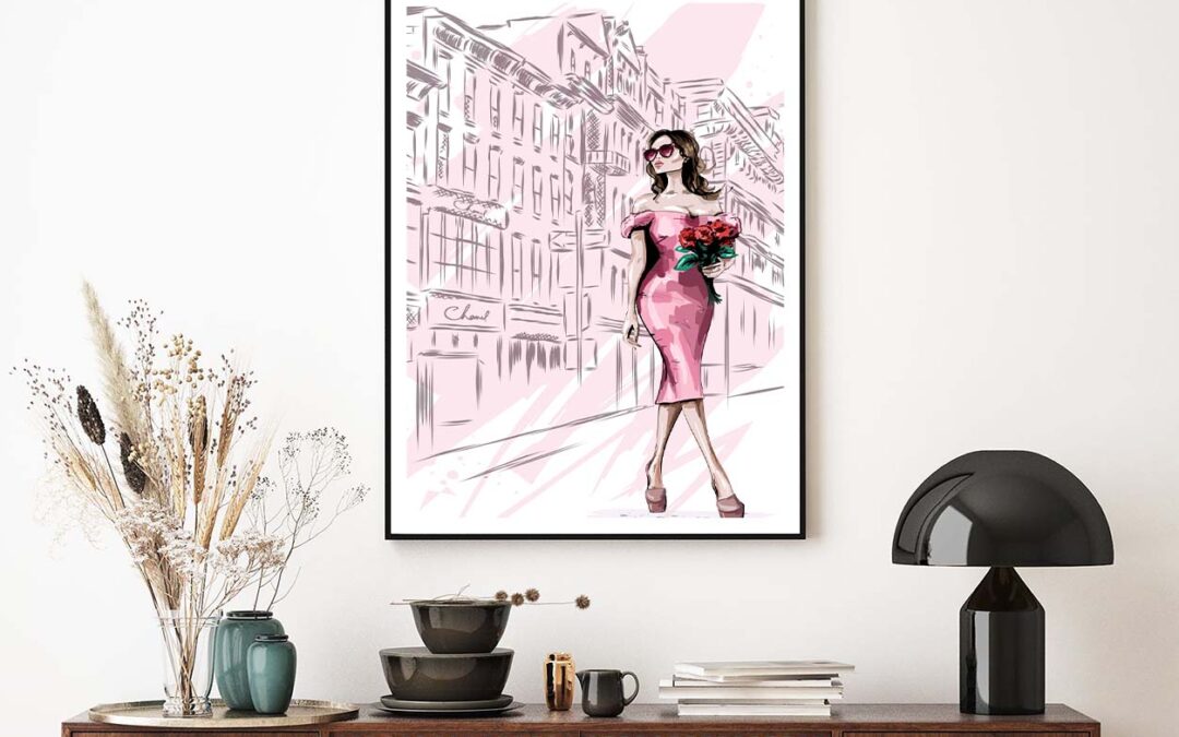 Elegant Fashion Store Art Design Home Decor Premium Quality Poster Print Choose Your Sizes
