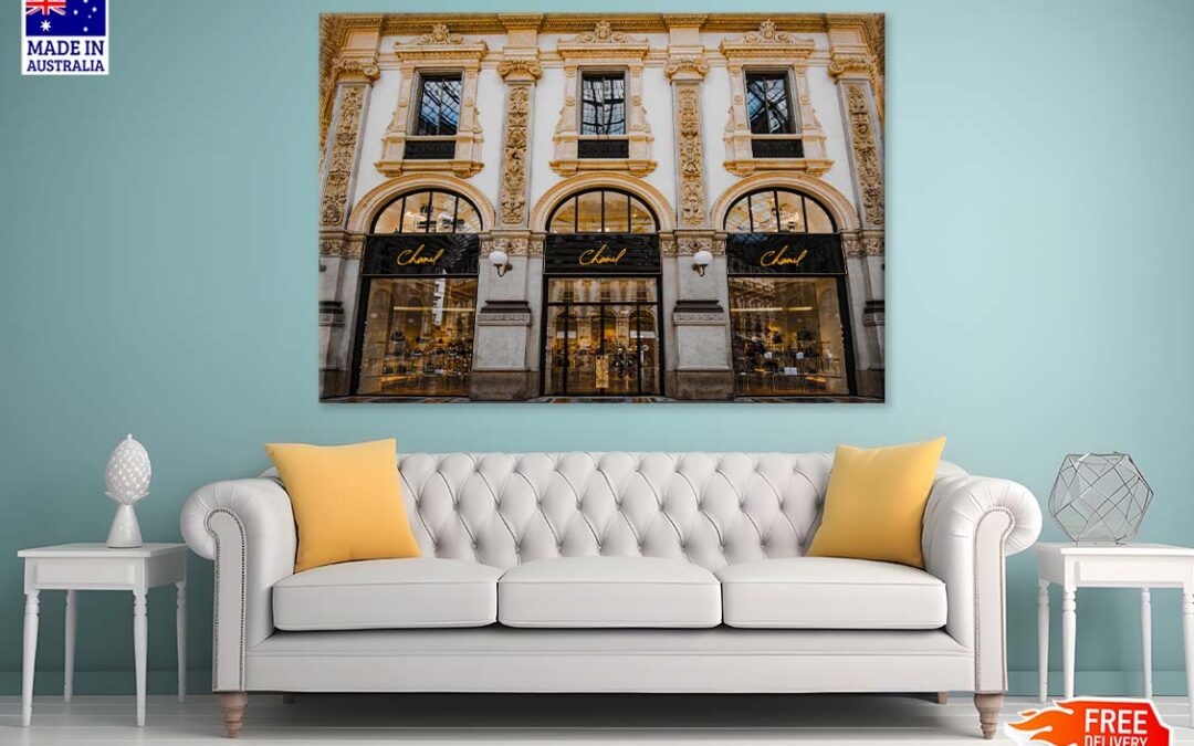 Black Gold Luxury Fashion Store Print Canvas Ready to hang