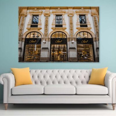 Black Gold Luxury Fashion Store Print Canvas Ready to hang