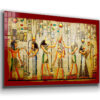 Egyptian God Vector Print Tempered Glass Wall Art 100% Made in Australia Ready to Hang