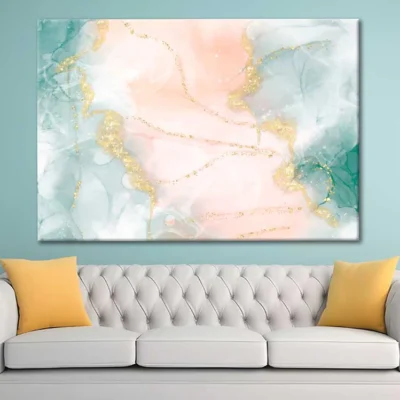 Abstract Bright Color Fluid Background Print 100% Australian Made