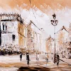 Street View Of Paris Glass Framed Wall Art, Ready to Hang Quality Print - Image 2
