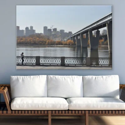 Novosibirsk City in Russia Photograph Print 100% Australian Made