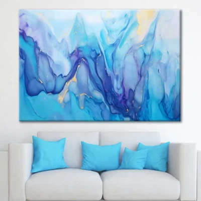Luxury Abstract Fluid Art Painting Print 100% Australian Made