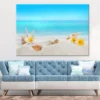 Conch Shell & Flower on Sea View Photograph Print 100% Australian Made - Image 2